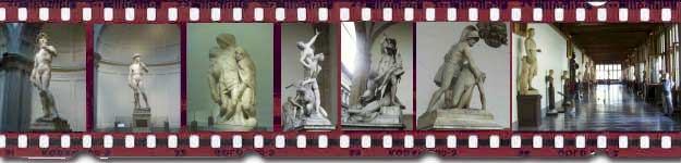 Scultures in Florence